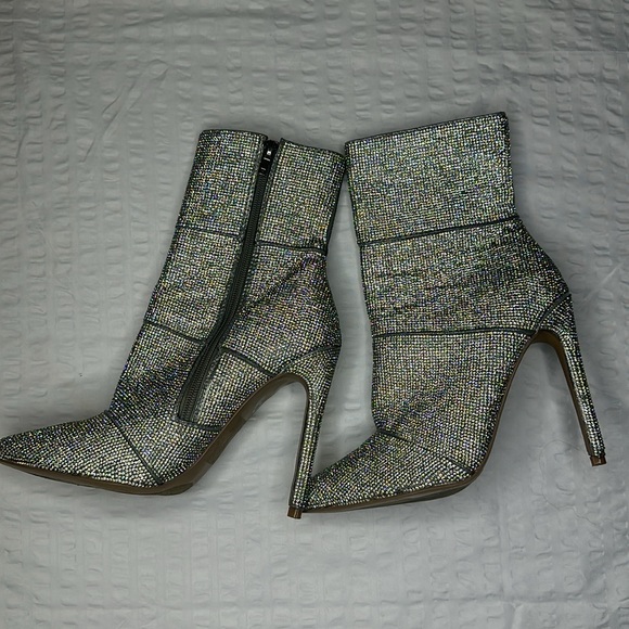 Steve Madden Winona Rhinestone Boots - Picture 6 of 7